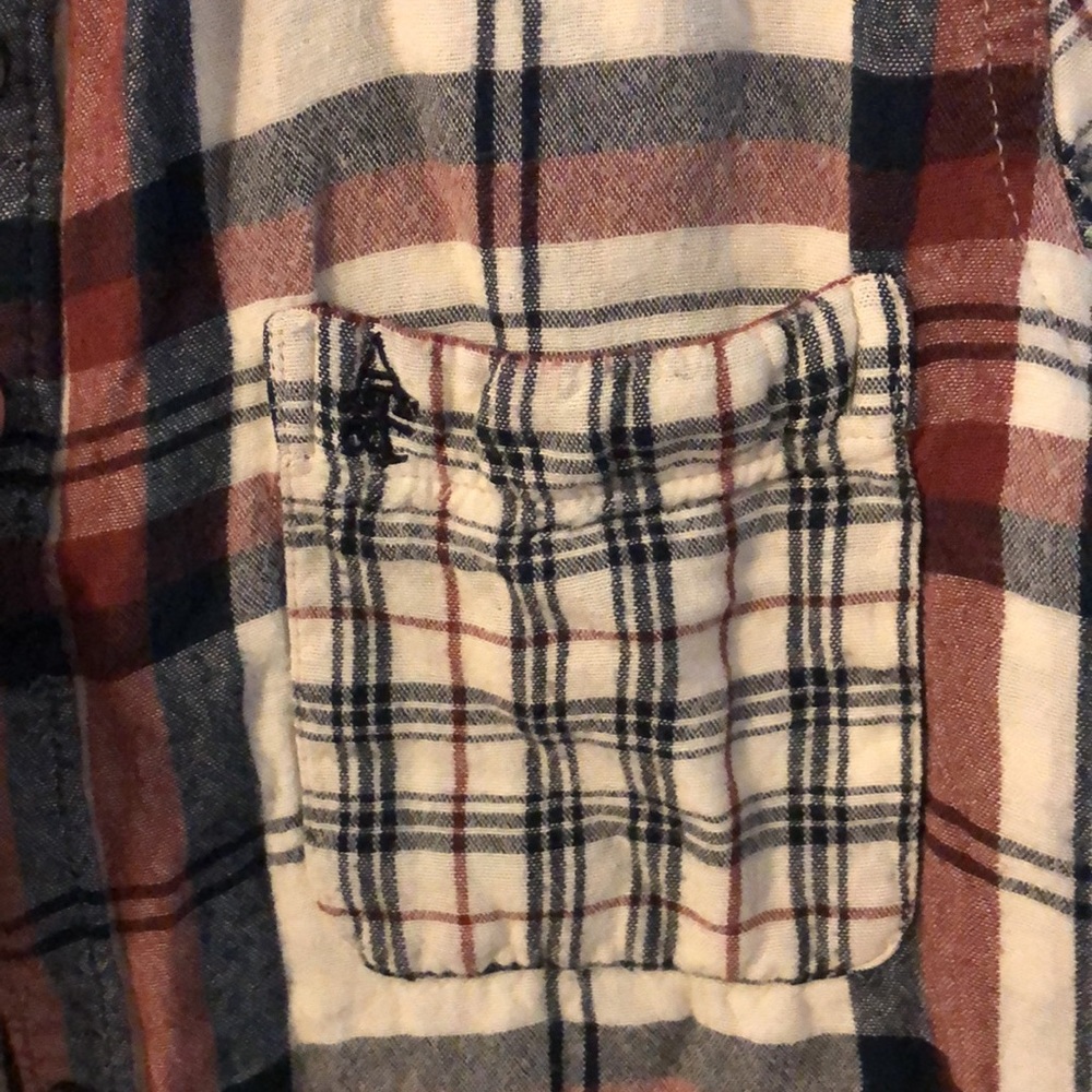 Abercrombie patchwork flannel - Picture 3 of 4
